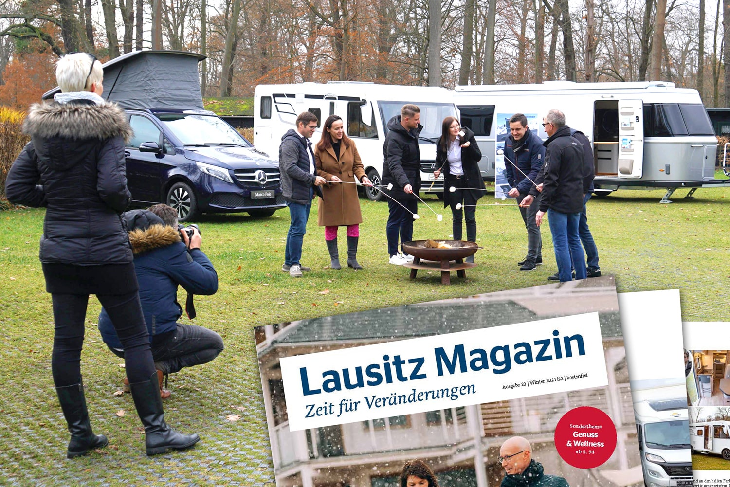 Wir mit unseren Händlerkollegen 