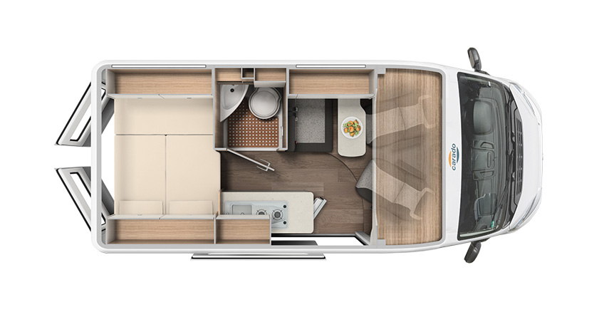 Grundriss Carado CV 540